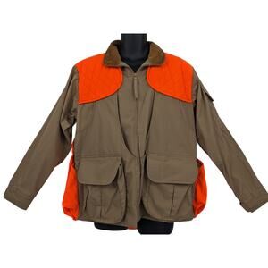 NWOT COLD STORAGE JACKET Foul Weather Gear Orange Blaze Hunting Pockets Men's M